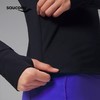 Saucony索康尼 女款亲肤柔软舒适保暖百搭半开长T 商品缩略图3