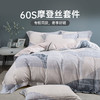 雅芳婷专柜同款60S摩登丝床上四件套床笠款四季通用真丝被套套件 商品缩略图0