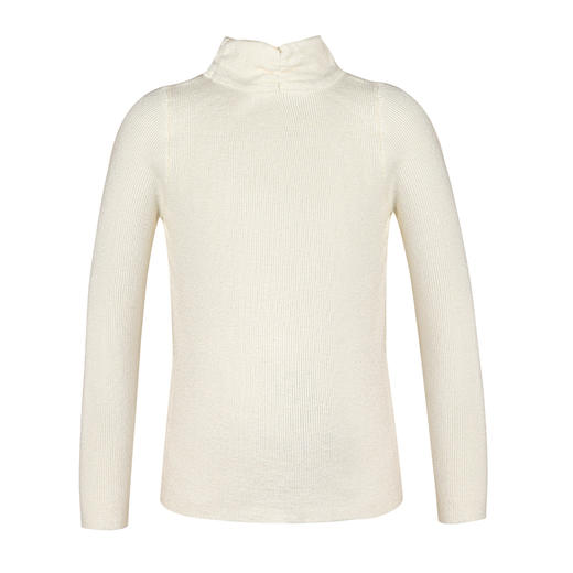 LittleNaive女童毛衣冬季新款堆堆领防风打底衫儿童高领针织衫 商品图4