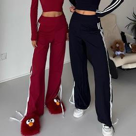 跃牌【禅语梵心】高腰收腹运动宽松直筒长裤女速干跑步显瘦裸感瑜伽裤CK3033