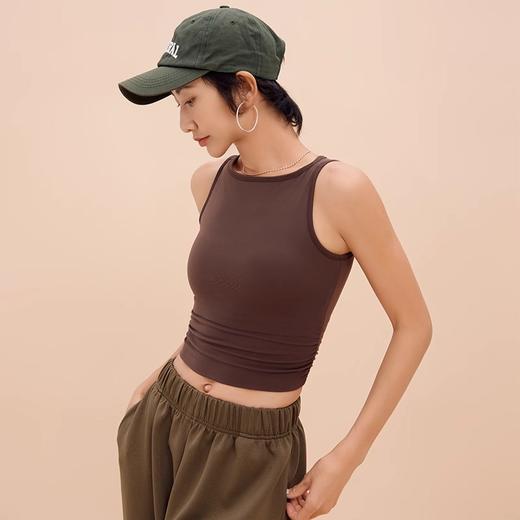 跃牌【禅语梵心】运动跑步裸感瑜伽背心女专业健身运动bra WX5122 商品图3
