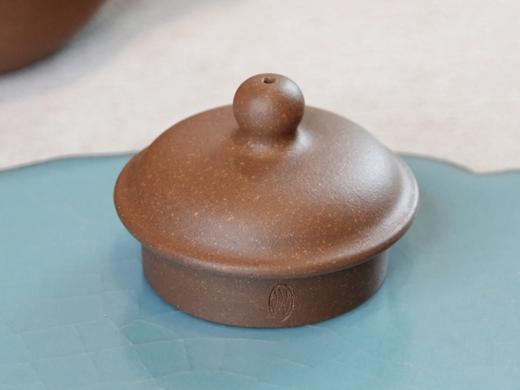 降坡泥·鸽嘴水平壶 柴窑烧造 145毫升 天授款紫砂 商品图3