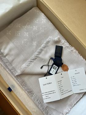 [珍珠灰色M78161]驴牌 142.5x142.5cm大尺寸 披肩(TL)