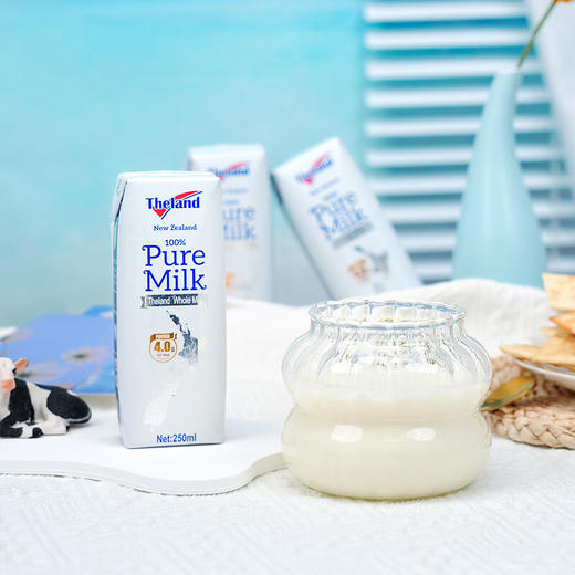 纽仕兰4.0g新西兰进口全脂纯牛奶250ml*24盒/箱 商品图0