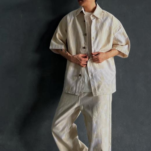 驴家 马赛克牛仔短袖上衣外套➕长裤（JN） 商品图3