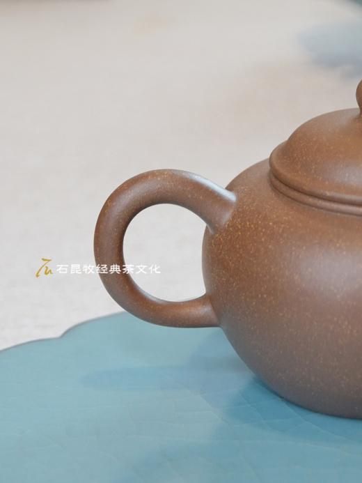 降坡泥·鸽嘴水平壶 柴窑烧造 145毫升 天授款紫砂 商品图5