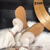 ZHR加绒加厚雪地靴女2024新款冬季丑萌大头棉鞋女保暖增高毛毛鞋 商品缩略图4