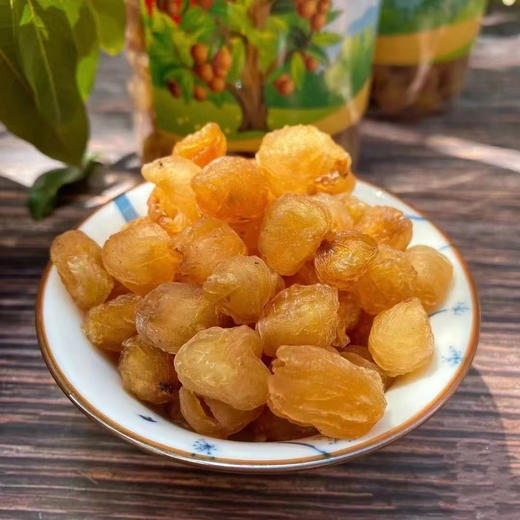 【闽宏堂10A涂岭灯笼桂圆肉】500g一罐+送100g10A级桂圆干1袋 无核无壳，肉厚细腻Q弹 手工制作，柴火慢烤，无烟熏！无硫熏！无添加剂！ 商品图0