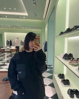 P家 三角标尼龙拼接卫衣（JN）