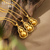 【热卖臻品】芳华系列黄金葫芦项链 足金钻石福禄套链女士礼物MEMORA诗普琳LN001301 商品缩略图7