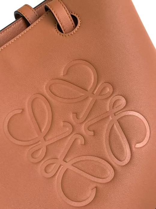 LOEWE罗意威Anagram Tote粒面小牛皮 托特包单肩包手提包 女款 棕褐色（CB） 商品图3
