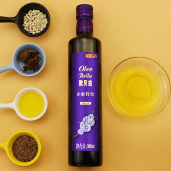 欧贝拉（Oleo Bella）亚麻籽油500ml*2礼盒装 食用油  企业福利年货礼盒团购 礼品 送礼 /粮油调味 /食用油 /亚麻籽油/火麻油 商品图7