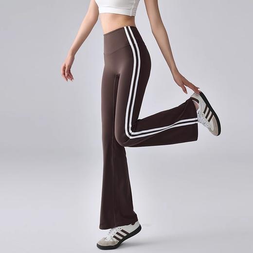 跃牌【禅语梵心】美式辣妹加绒蜜桃提臀健身裤云感弹力喇叭裤 CK3039 商品图3