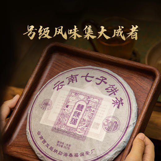 双陈普洱2024年双陈号生茶357克/片云南七子饼30周年纪念茶高端稀缺珍藏茶品 商品图1