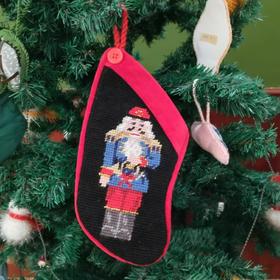 莫氏绒绣 纯手工羊毛圣诞礼品 《圣诞袜》004