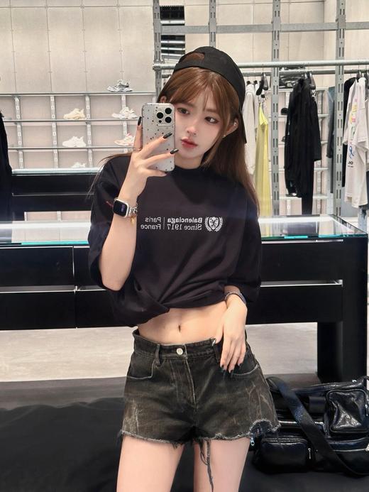 B家 麦穗剪刀绣花圆领短袖（JN） 商品图2