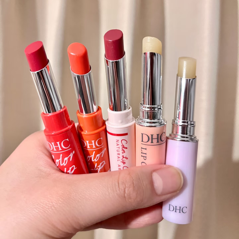 日本本土版 DHC变色润唇膏/保湿唇膏 红色/橙色/无色可选