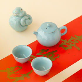 【48小时发货】【汝山明】2025年礼上新|蛇来运转 茶器套组