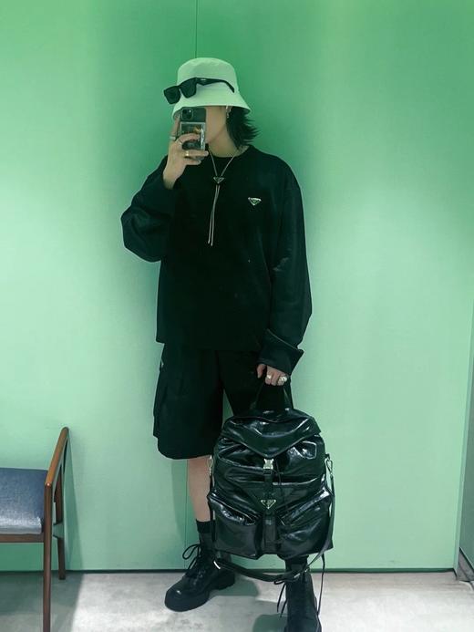 P家 暗三角纹 铁牌圆领卫衣（JN） 商品图3