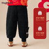 【保暖北极绒】【MQDmini】【90-140】男童冬款裤子加绒加厚红色保暖长裤 商品缩略图9