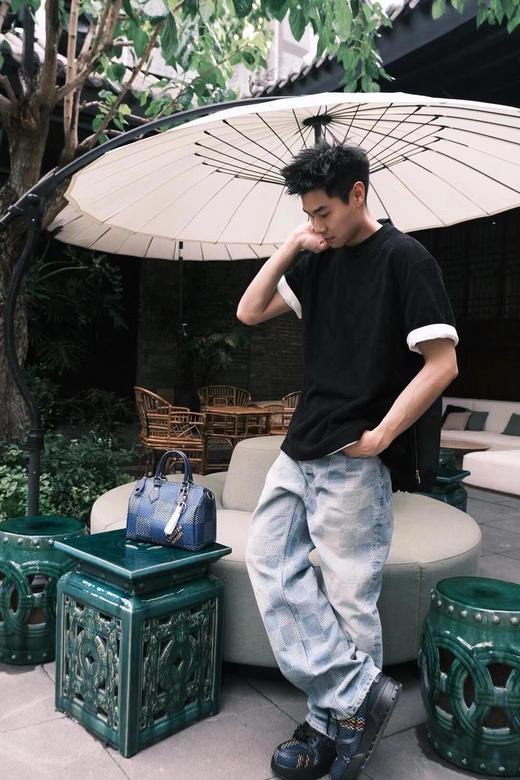 驴家 毛巾格圆领短袖➕短裤（JN） 商品图5