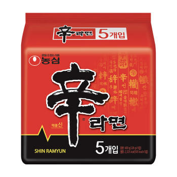 农心 韩国进口 辛拉面 方便面五连包120g*5 /粮油调味 /方便食品 /方便面 商品图2