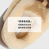 lost in echo2024秋冬新款休闲羊毛毛茸茸加绒圆头厚底面包板鞋女 商品缩略图2