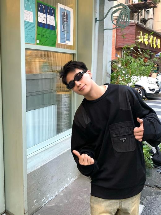 P家 三角标尼龙拼接卫衣（JN） 商品图2