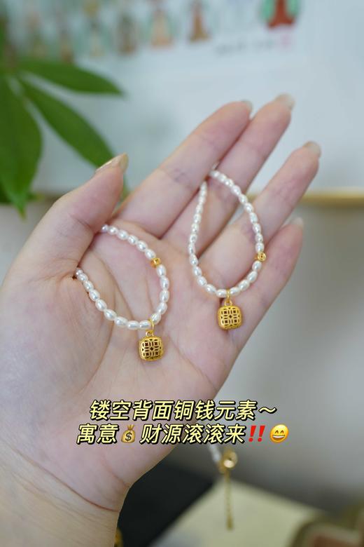 高亮淡水珍珠小米珠项链、原创设计款串珠锁骨链 3-4mm精致款 干净透亮 时髦百搭 温润恬静，佩戴气质吸睛！ 商品图2