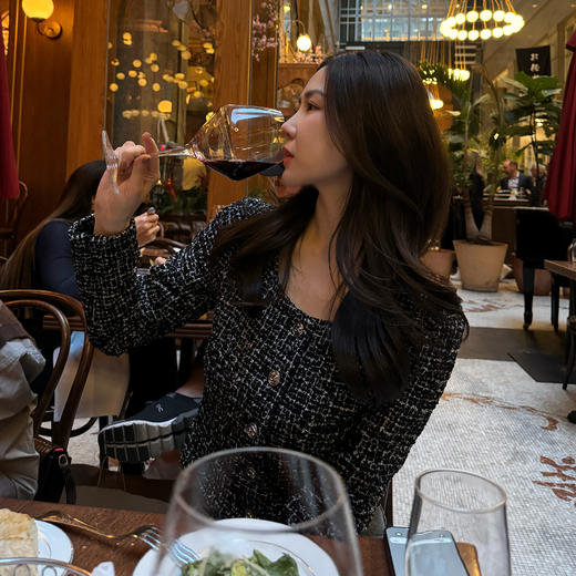 ROMI STUDIO“香榭丽舍”羊毛混纺花纱肌理感小香风外套431W5088 商品图2