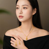 【热卖臻品】芳华系列黄金葫芦项链 足金钻石福禄套链女士礼物MEMORA诗普琳LN001301 商品缩略图3