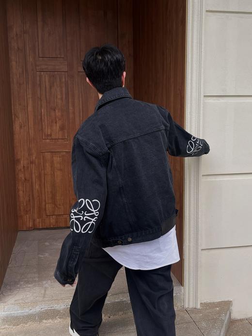 罗家 黑色单宁激光切割 牛仔外套➕长裤（JN） 商品图6