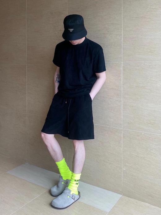 驴家 毛巾格圆领短袖➕短裤（JN） 商品图4