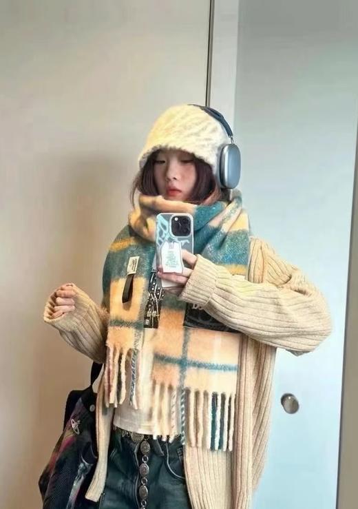 𝐕𝐢𝐯𝐢𝐞*** 𝐖𝐞𝐬𝐭𝐰**𝐝🪐✨经典大土星马海毛围巾（TL） 商品图2