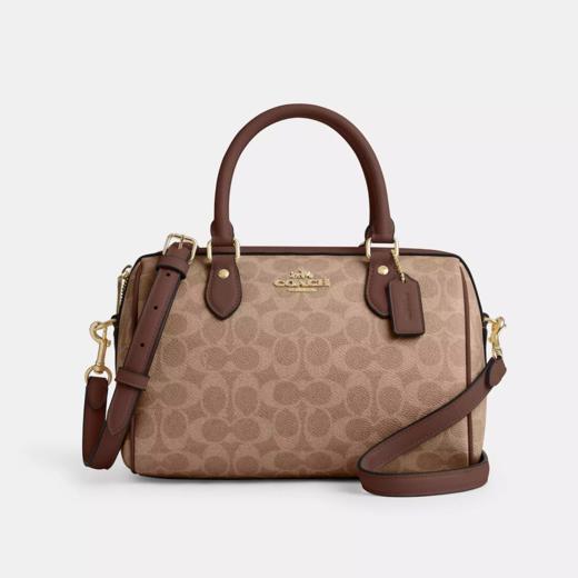 COACH 棕色女士手提包 CV961IMXHE 商品图0