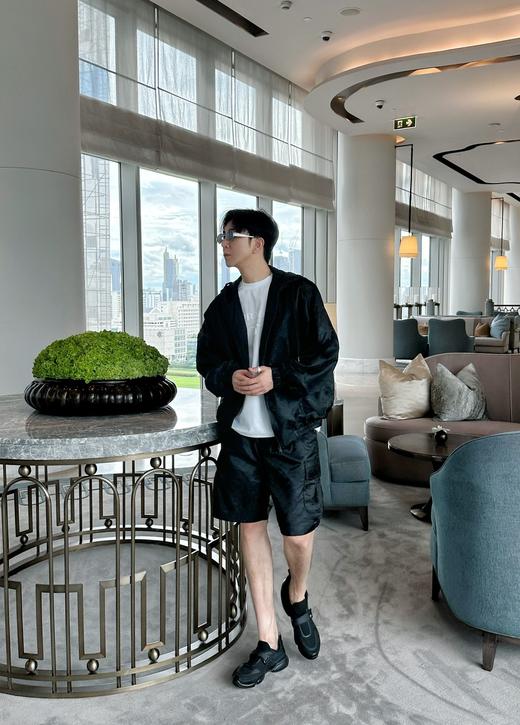 G家 牛津纺提花套装： 夹克➕运动短裤（JN） 商品图2