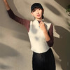跃牌【禅语梵心】冬季防寒保暖马甲跑步运动健身加绒背心瑜伽服WT4713 商品缩略图3
