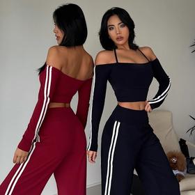 跃牌【禅语梵心】性感辣妹带胸垫跑步速干运动文胸一体杯健身服上衣CX5083