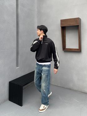 赛琳 刺绣半拉链卫衣（JN）