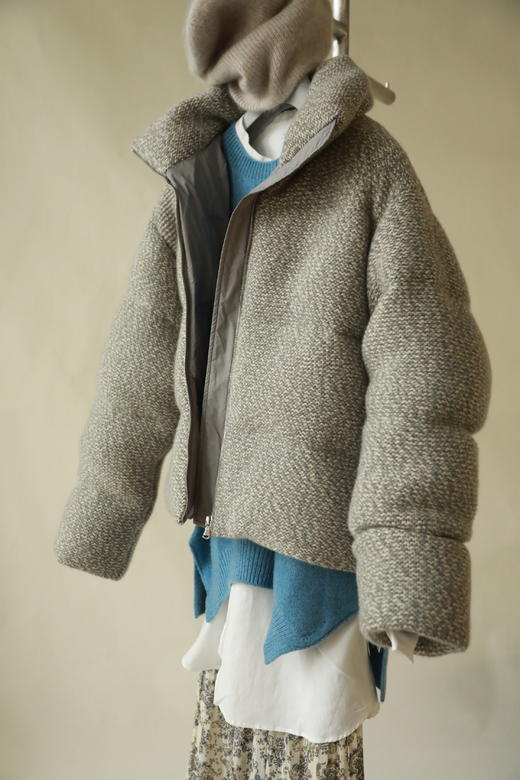 MAISON COVET 纯山羊绒针织羽绒服外套 商品图9