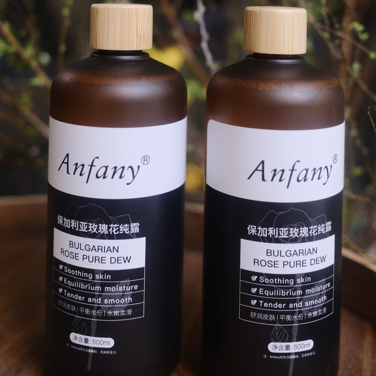 【Anfany保加利亚玫瑰纯露500ml】  成分纯粹到只有100%保加利亚原产进口玫瑰花水成分🎁下单即送一个喷雾瓶和一包湿敷棉（50片）