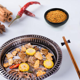 极美滋韩式烤肉蘸料25g*3袋 火锅蘸料辣椒面调味料烧烤撒料 香辣味 /粮油调味 /调味品 /复合香辛料