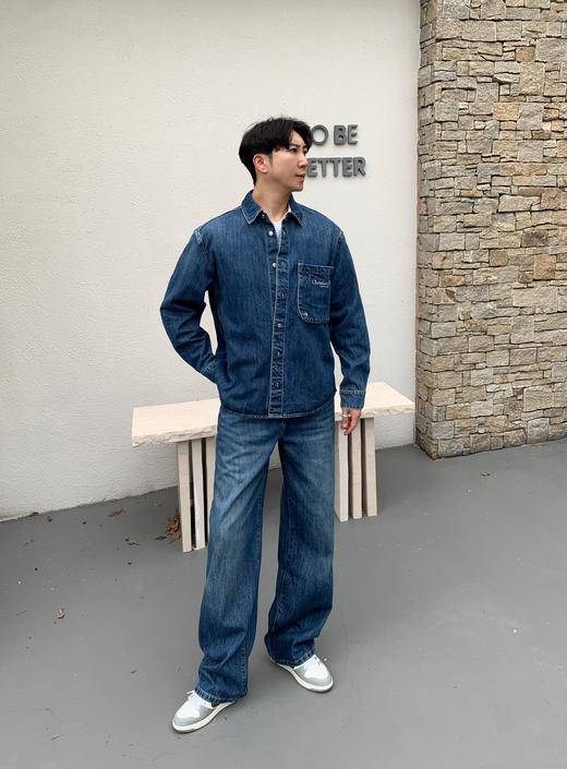 D家 秋冬新款牛仔衬衫外套➕牛仔裤套装（JN） 商品图3