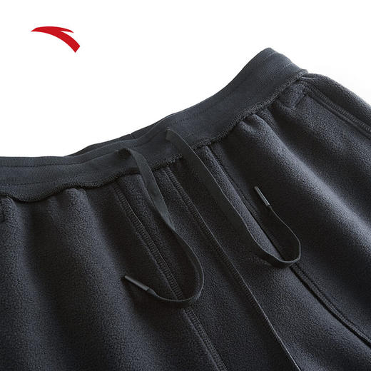 安踏（ANTA）针织长裤 女冬季新款直筒加绒加厚保暖休闲运动裤子162447314 商品图1