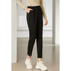 乔万尼矿石黑显瘦简约休闲裤EM4F573 商品缩略图3