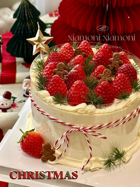 【草莓季】满满草莓·圣诞主题蛋糕C款