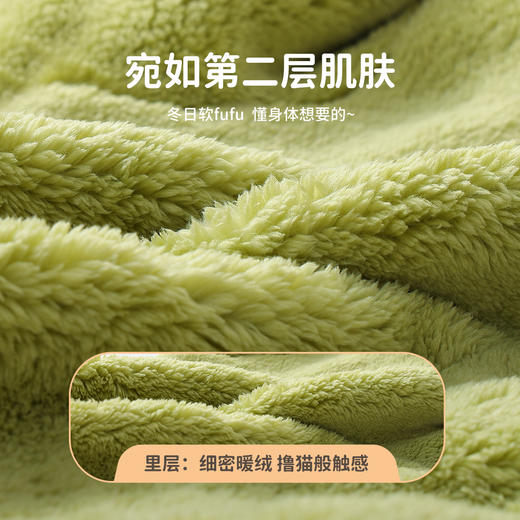 【清仓捡漏】【90-140】【MQDmini】男女童双面暖绒连帽珊瑚绒睡衣套装 商品图8