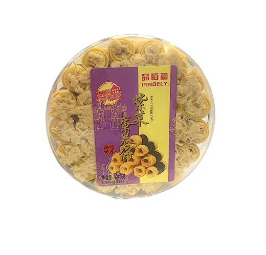 （任选5盒 平均19.98/盒）澳门 品佰蕾 核桃酥/腰果酥/凤凰蛋卷/紫菜蛋卷仔/杏仁酥/紫菜凤凰卷/四宝蛋卷仔/粒粒杏仁饼/紫菜蛋卷 商品图4