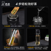 希诺双层玻璃杯男茶水分离杯高档泡茶杯子车载水杯XN-7095本色 320mL 商品缩略图1