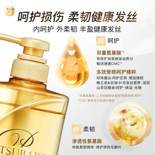 【保税仓】丝蓓绮洗护套装限定款2023年秋、金椿洗发水、护发素瓶装490ml 商品图2